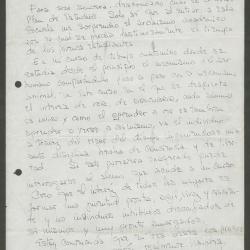 Carta de Cristina Gálvez a Teodoro Núñez Ureta
