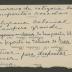 Una nota y tres tarjetas con notas manuscritas por Elena Izcue