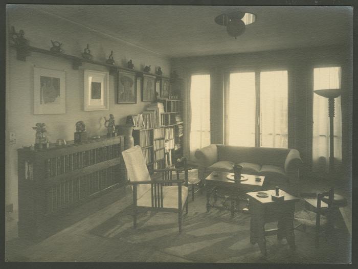 Interior de atelier de las hermanas Izcue en París
