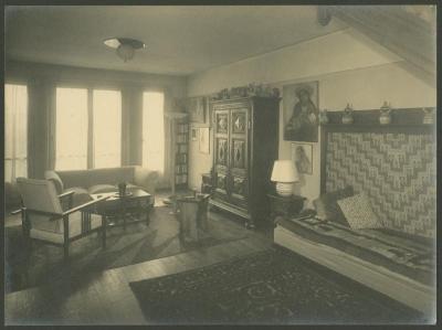 Interior de atelier de las hermanas Izcue en París