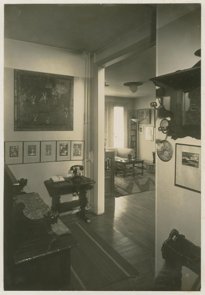 Interior de atelier de las hermanas Izcue en París