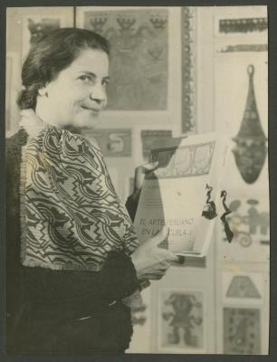 Elena Izcue y su libro "El arte peruano en la escuela"