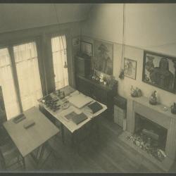 Interior de atelier de las hermanas Izcue en París