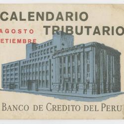 Trabajo en aduanas. ""Calendario Tributario. Agosto-Setiembre""