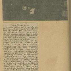 "Izcue Sisters Arrive"