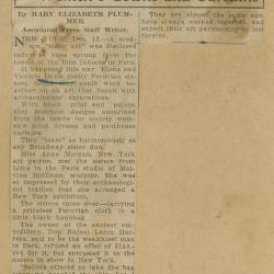 "Peruvian Sisters Interpret Designs From Inca Tombs for Women's Gowns and Curtains"