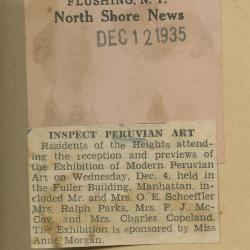 "Inspect Peruvian art"