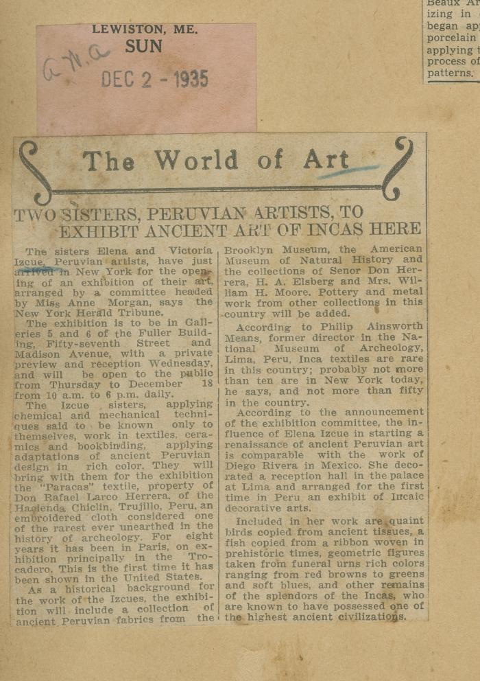 "The World of Art"