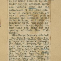 "Art Patronesses at Tea Tendered by Anne Morgan"