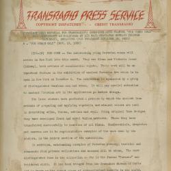 "Transradio press service"