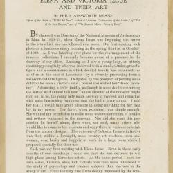 "Elena and Victoria Izcue and Their Art "