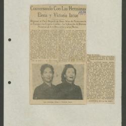 "Elena Izcue cree que sería muy conveniente la presencia de un pabellón peruano en Nueva York"