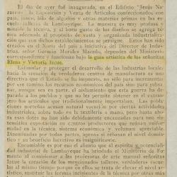 "Acerca de las industrias domésticas"