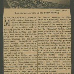 "El arte indoamericano y Elena Izcue"