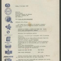 Carta de Héctor Alonso, director gerente de Carbonell Transports S.A.