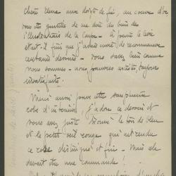 Carta de Andrée Karpelès a Elena Izcue