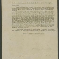 Carta de Philip Ainsworth Means a Elena Izcue