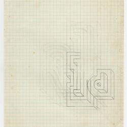 Diseño de letras inconcluso