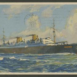 Postal de Felipe Cossío del Pomar a Elena y Victoria Izcue