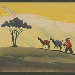 Tarjeta de navidad de Rafael Larco Herrera