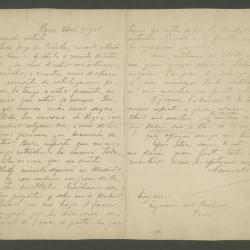 Carta de César Vallejo a Carlos Quízpez Asín