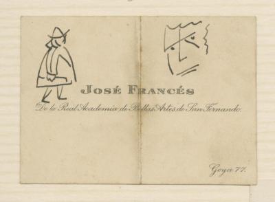 Tarjetas de presentación de José Fránces y Luis Humberto Delgado