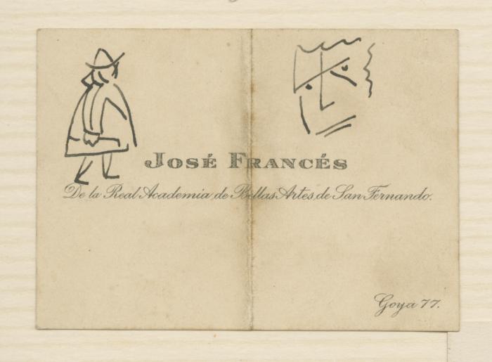 Tarjetas de presentación de José Fránces y Luis Humberto Delgado