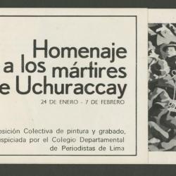 Homenaje a los mártires de Uchuraccay