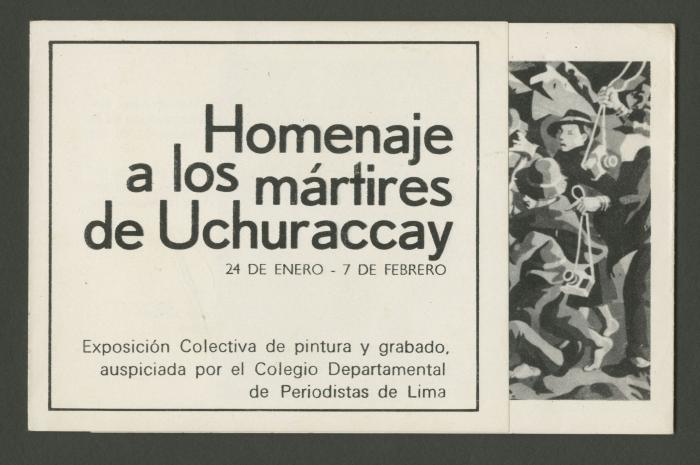 Homenaje a los mártires de Uchuraccay