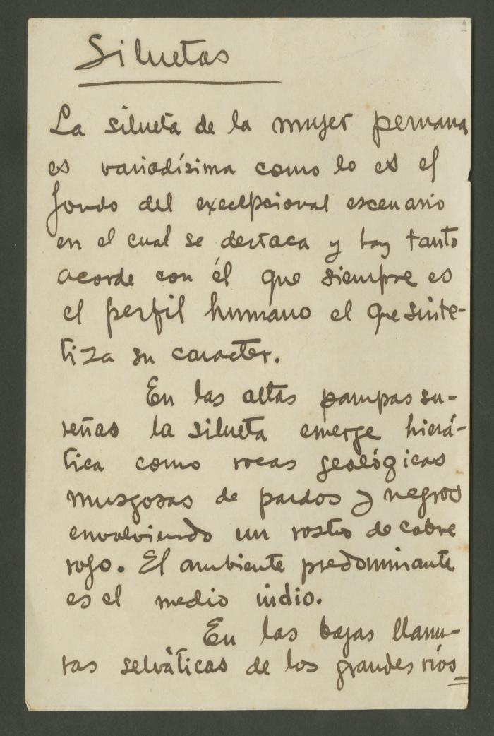 "Siluetas"
