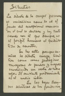 "Siluetas"