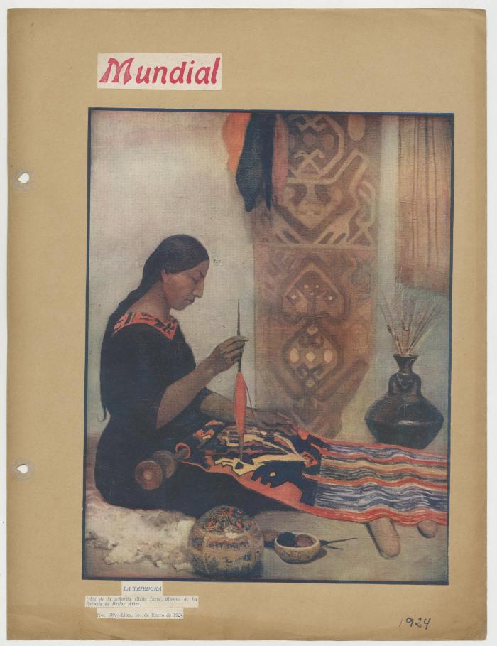 "La tejedora"