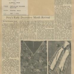 "Perú's Early Decorative Motifs Revived"