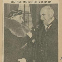 "Brother and sister in reunion"