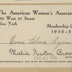 "The American Woman's Association"