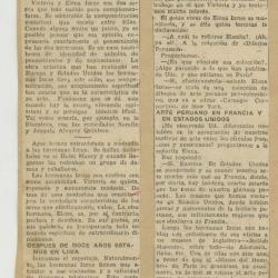 "Una charla con Elena y Victoria Izcue, dos espíritus de alta calidad artística."