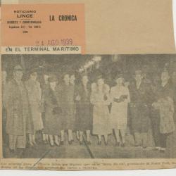 "En el terminal marítimo"