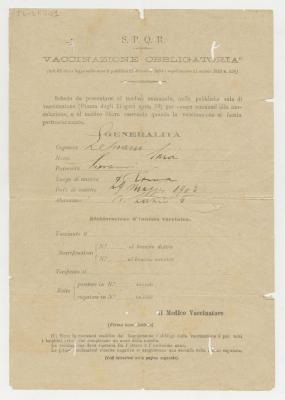 "Vaccinazione obbligatoria"