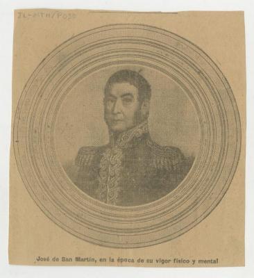 "José de San Martín, en la época de su vigor físico y mental"