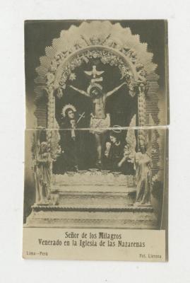 "Señor de los Milagros Venerado en la Iglesia de las Nazarenas"