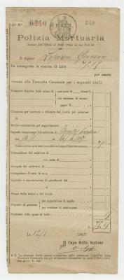 "N° 6240 Polizia Mortuaria