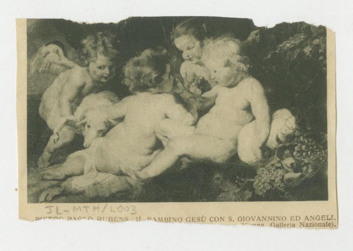 El niño Jesús con San Juan y ángeles de Pedro Pablo Rubens