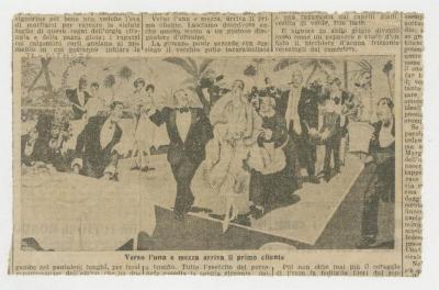 "Verso l'una e mezza arriva il primo cliente"