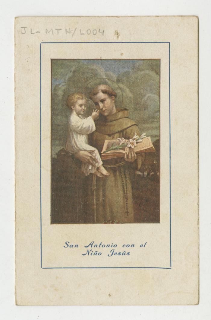 "San Antonio con el Niño Jesús"