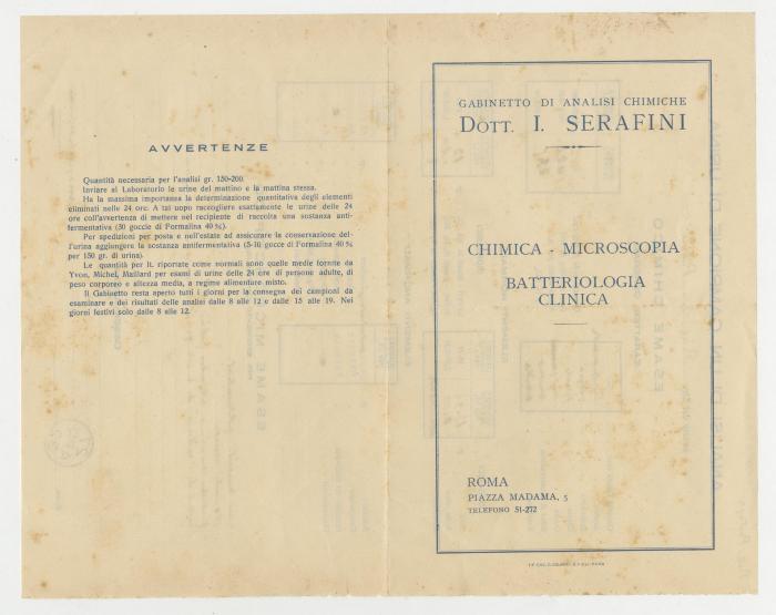 "Analis di un campione di urina"