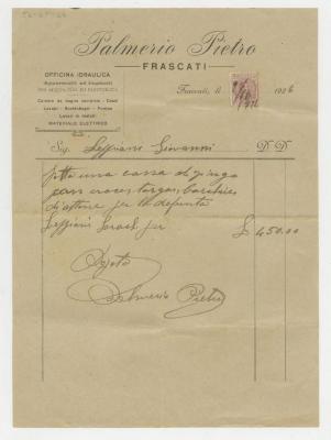 Presupuesto para féretro de Sara Lepiani