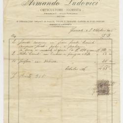 Comrpobante de pago por arreglos florales