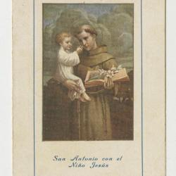 "San Antonio con el Niño Jesús"