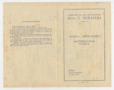 "Analis di un campione di urina"