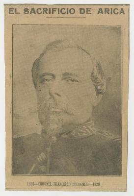 "El sacrificio de Arica"